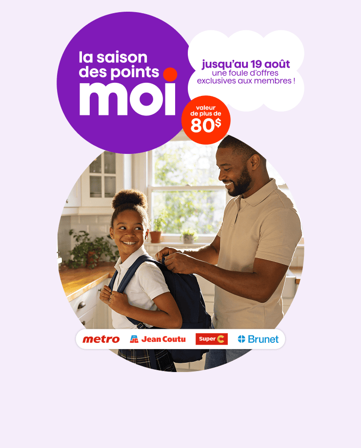 C'est la saison des points, jusqu'au 19 août une foule d'offres exclusives pour les membres est diponible. D'une valeur de 80$.