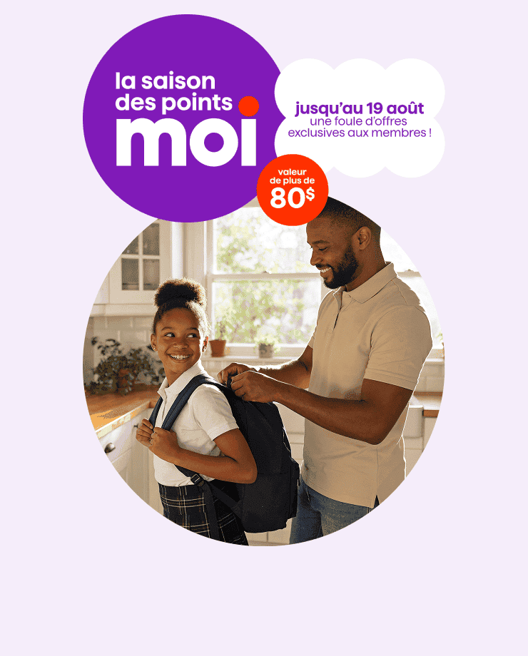 C'est la saison des points, jusqu'au 19 août une foule d'offres exclusives pour les membres est diponible. D'une valeur de 80$.