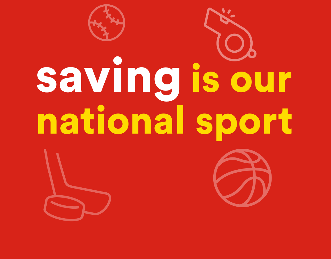 Saving is our national sport