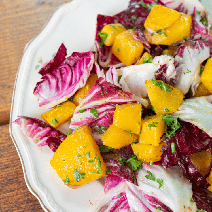 salade d'endives et de citrouille