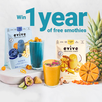 Evive Contest: Win a year of free smoothies