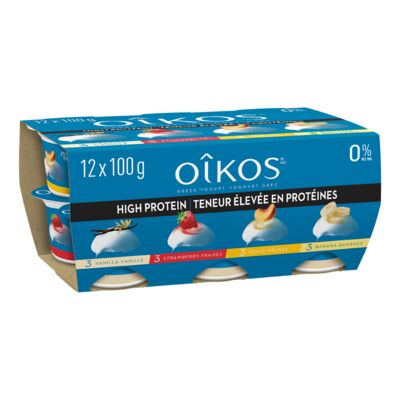 Produit: Assortiment de yogourts grecs 0 %