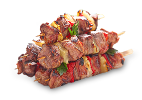 Product: Beef kebabs